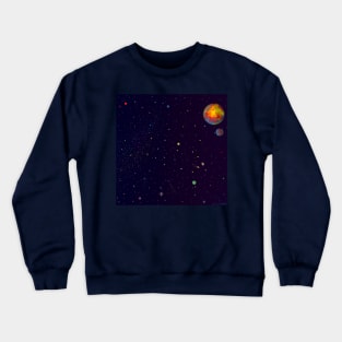 Vibrant Space Crewneck Sweatshirt